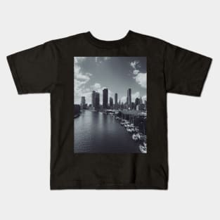 Manhattan Skyline New York City Kids T-Shirt